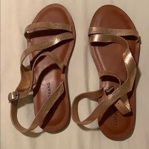 Lucky Brand Sandals - rose gold